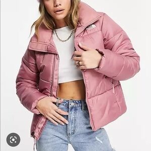 RARE The North Face Saikuru puffer jacket coat Women's light Pink valentines